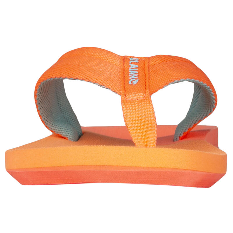 Chanclas playa Niña dedo naranja