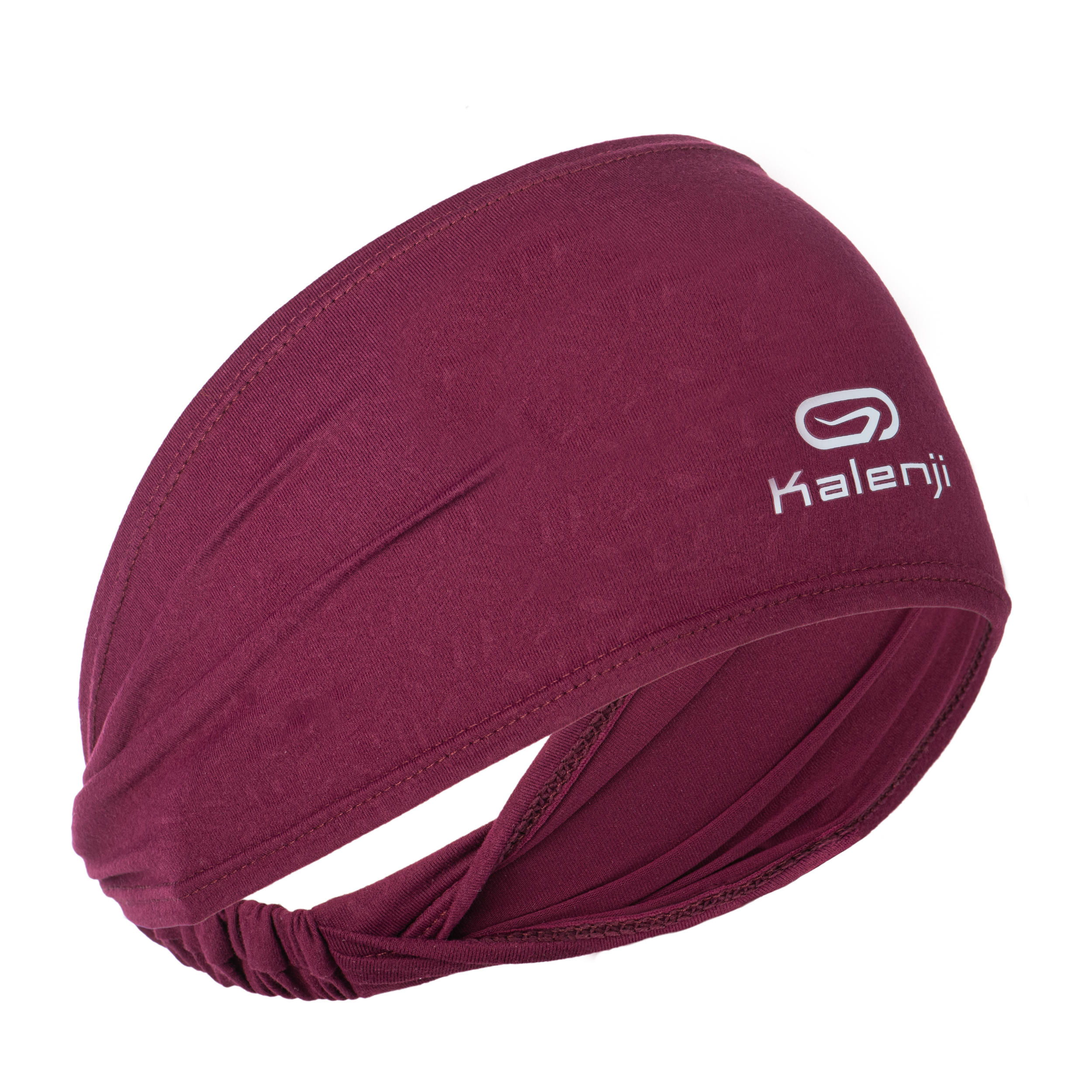 KALENJI SUMMER HEADBAND GIRL - BURGUNDY