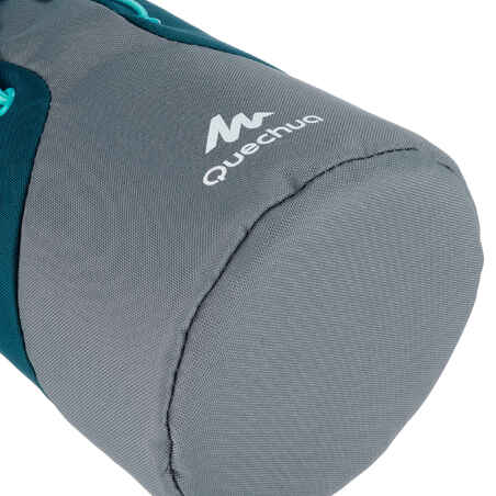 Funda Cantimplora Camping Senderismo Quechua Azul Gris Isoterma 1,2 A 1,5 L