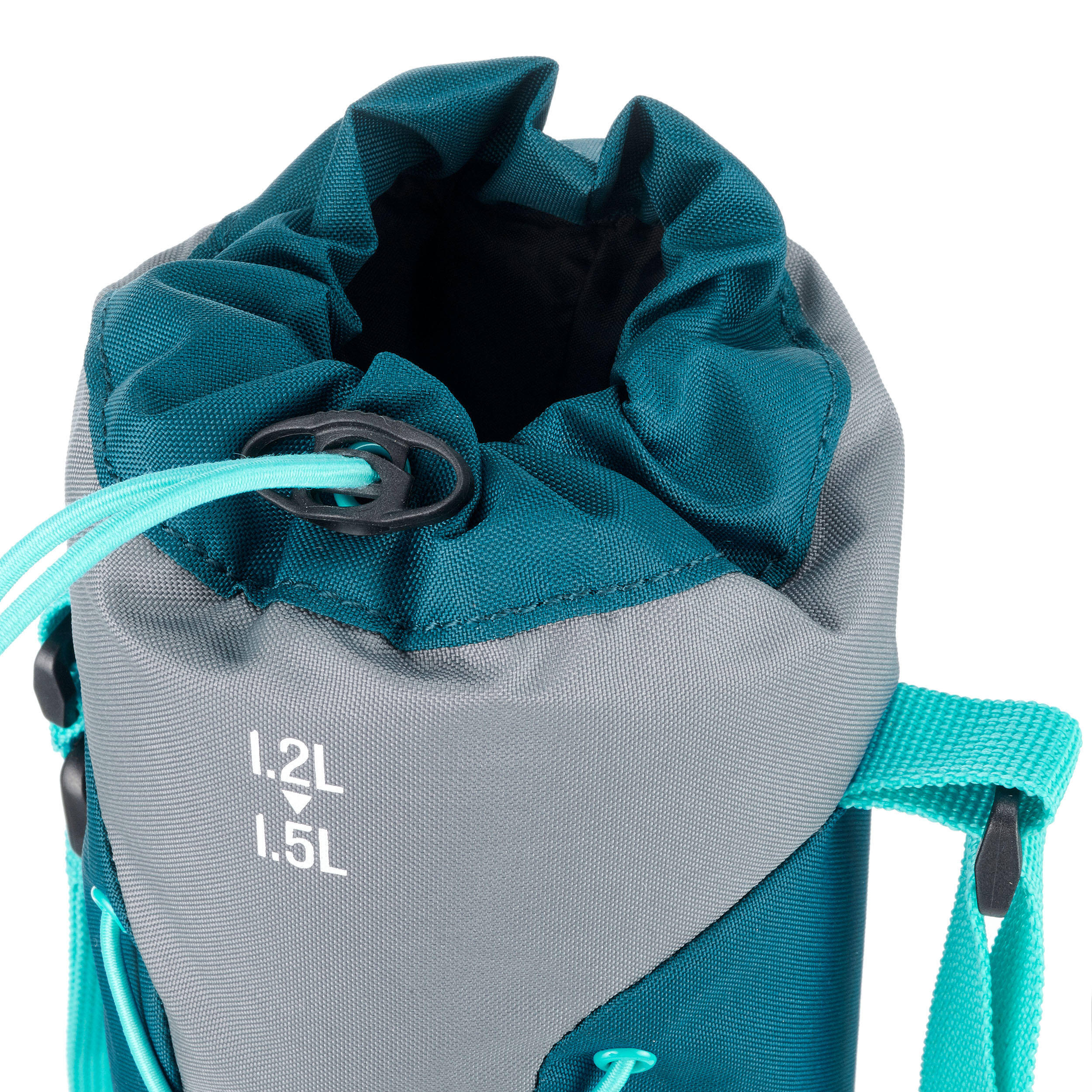Isothermal Cover for Hiking Water Bottle 1.2 to 1.5 Litre - Grey/Blue -  2