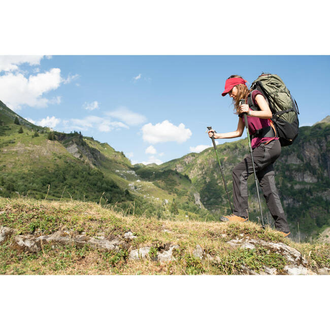 MT 100 Easyfit hiking backpack 60 L - Women - Blue-grey, Dark blue