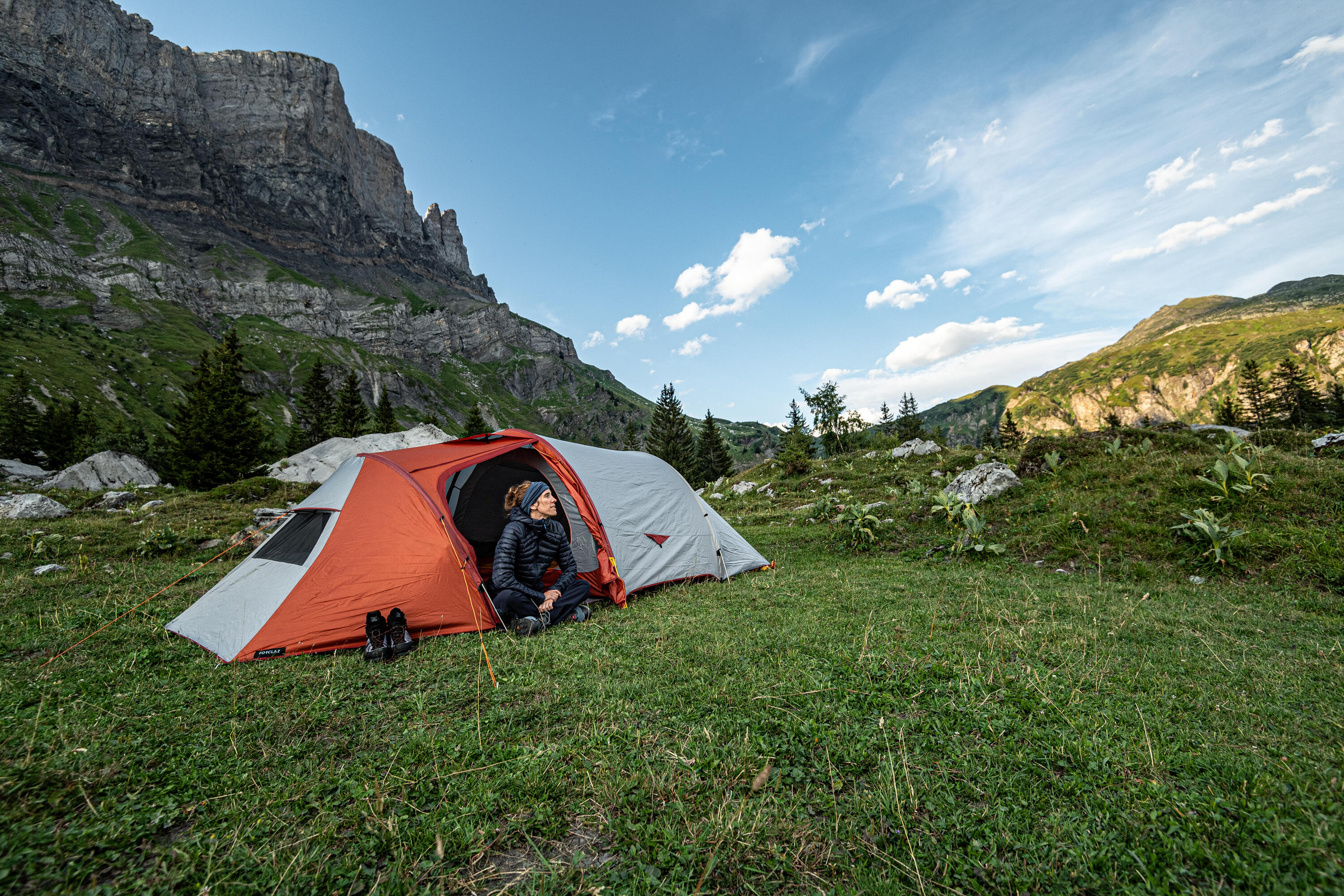 Tienda domo trekking - 4 plazas - MT500 21/27