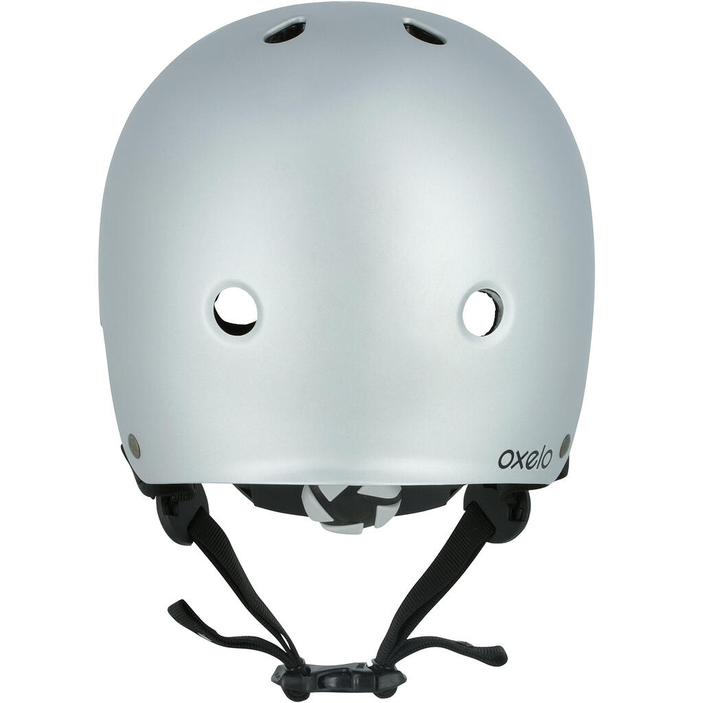 Casco de roller skateboard skate PLAY 5 gris 