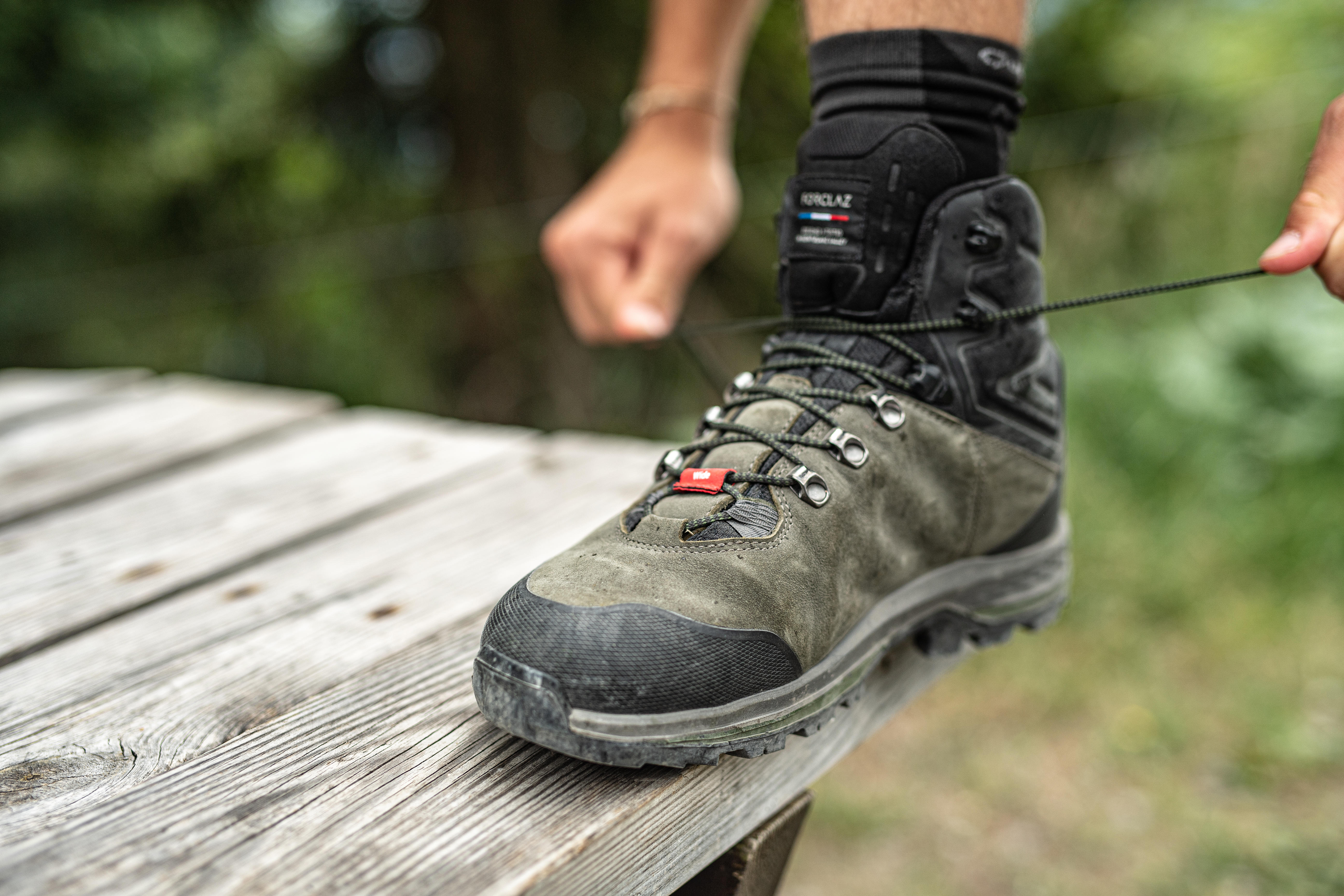 Men’s Leather Hiking Shoes - MT 100 CrossContact - SIMOND