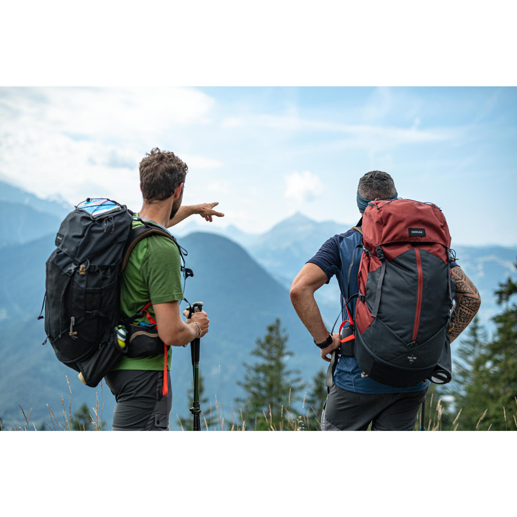 Zaino trekking MT100 EASYFIT 70 litri FORCLAZ DECATHLON