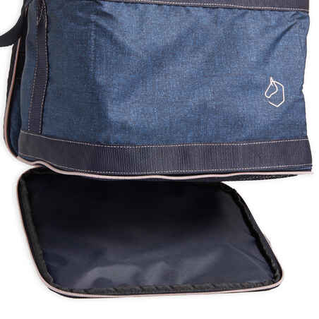 Vanity Horse Riding Grooming Bag - Navy/Pink