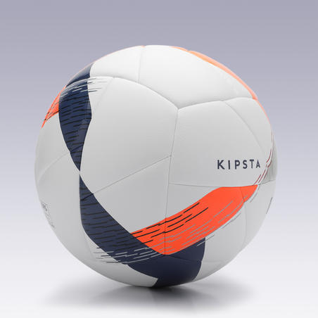 Balón de fútbol F550 Híbrido talla 5 blanco 