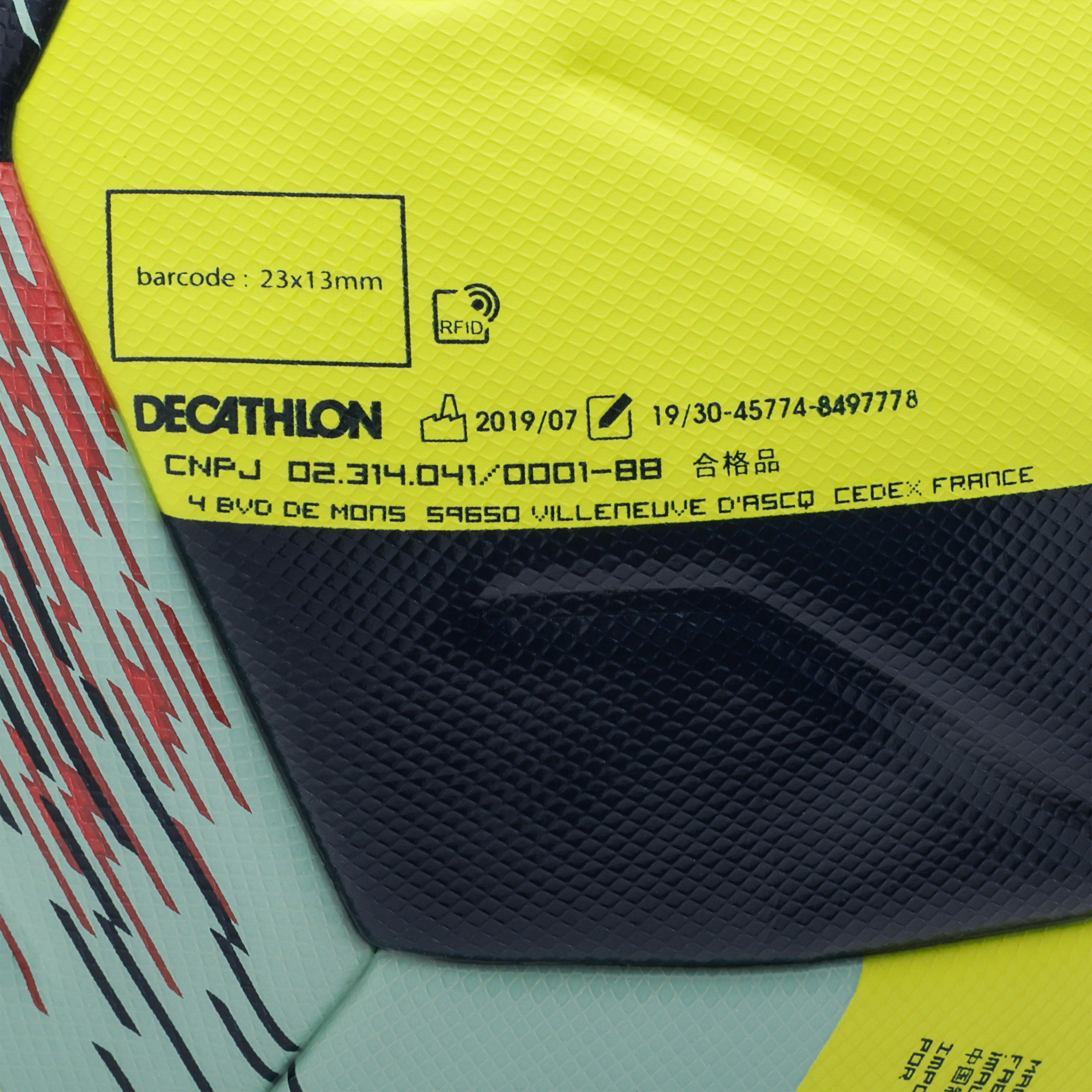 Thermobonded Size 5 Football FIFA Pro F900 - Yellow 6/9