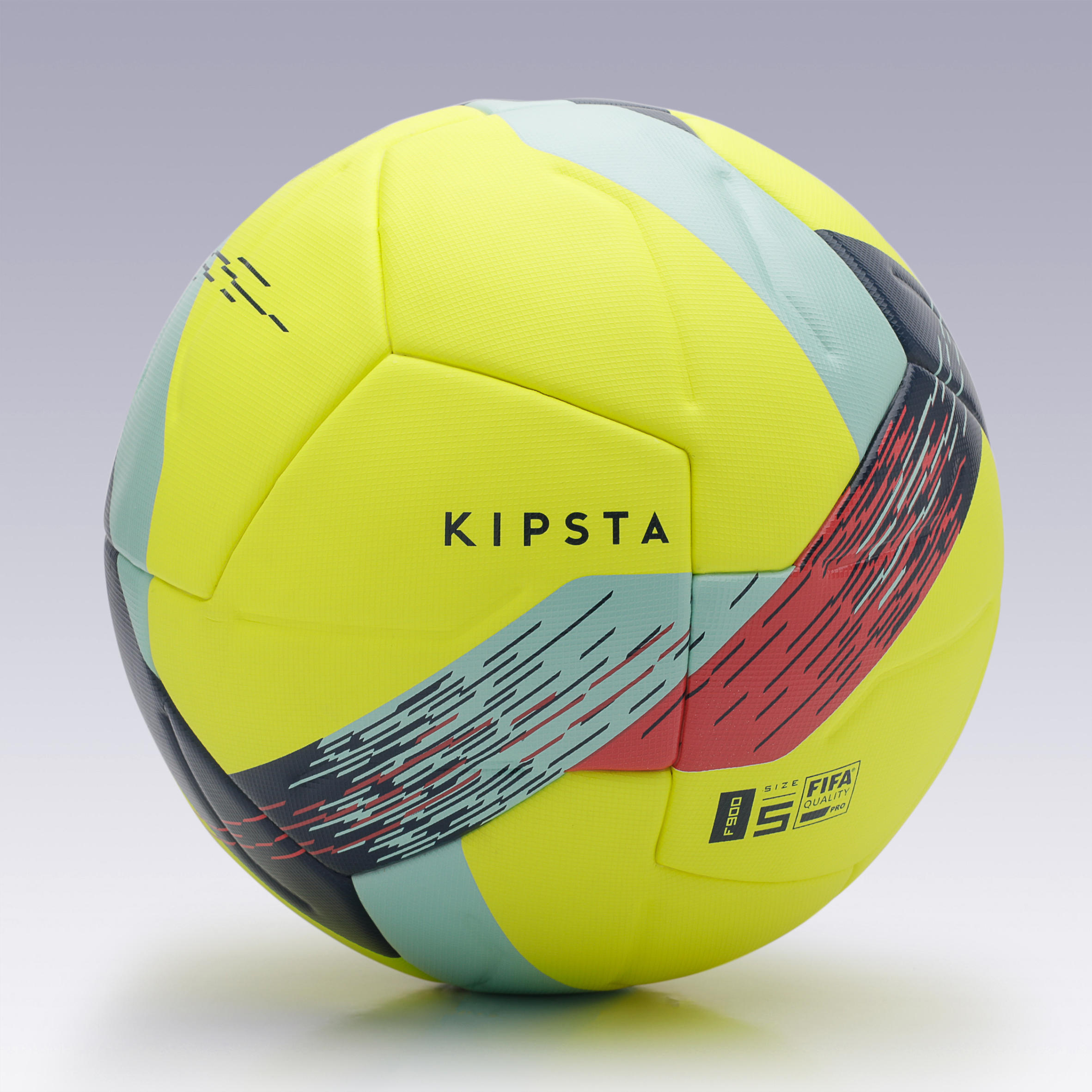 Thermobonded Size 5 Football FIFA Pro F900 - Yellow 2/9