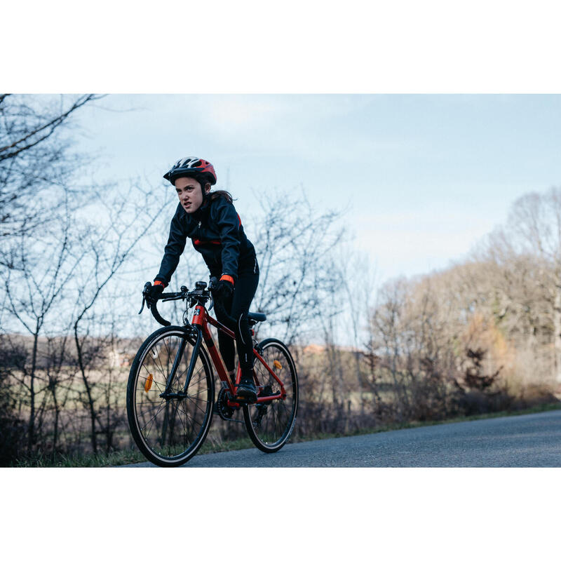 Bicicleta de carretera niños 26 pulgadas Triban 100 roja 9-12 años