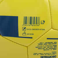 Ballon de football F100 taille 5 (> 12 ans) jaune
