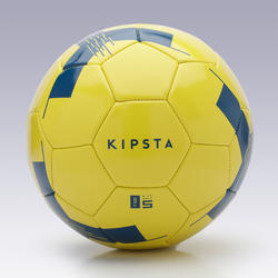 Ballon de football F100 taille 5 (> 12 ans) jaune