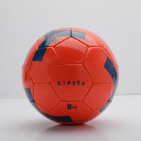 Balón de Fútbol F100 talla 4 (de 8 a 12 años) rojo