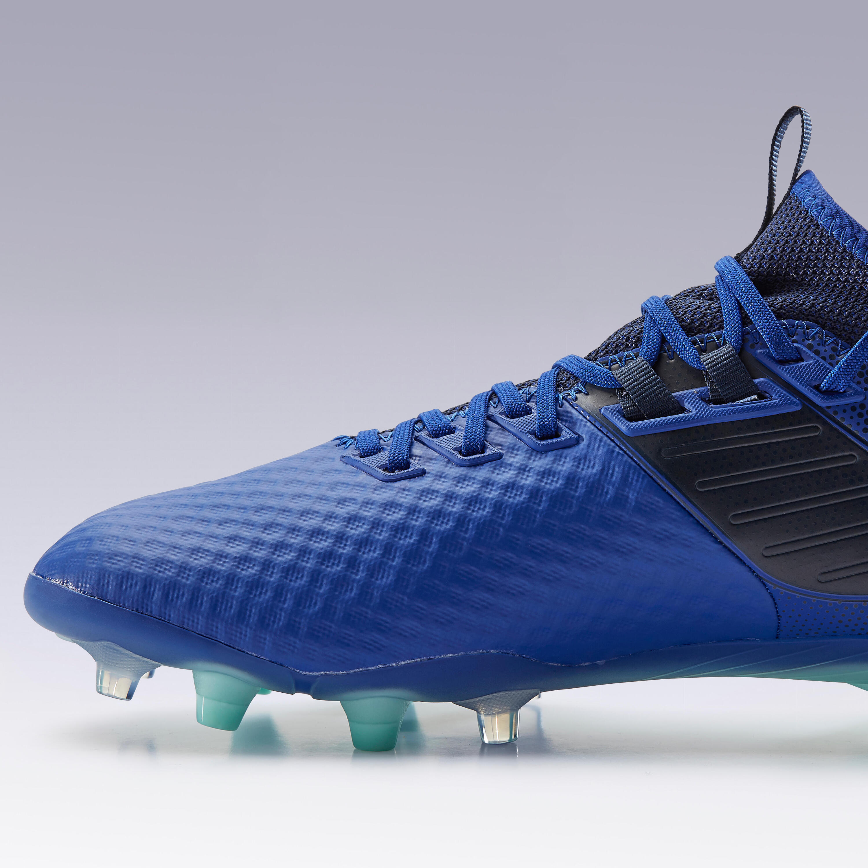 Adult Firm Ground Football Boots Agility 900 Mesh MiD - Blue 13/13