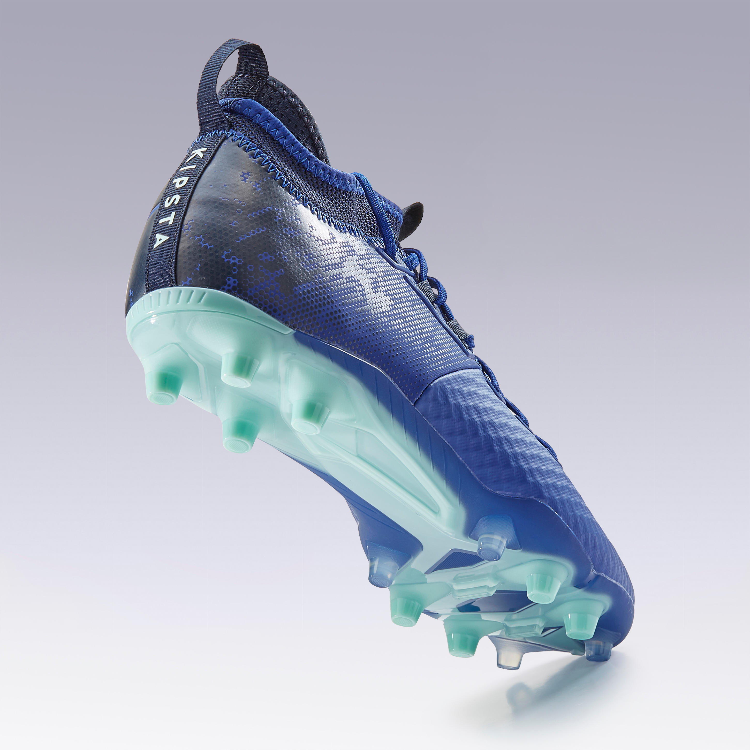 Adult Firm Ground Football Boots Agility 900 Mesh MiD - Blue 7/13