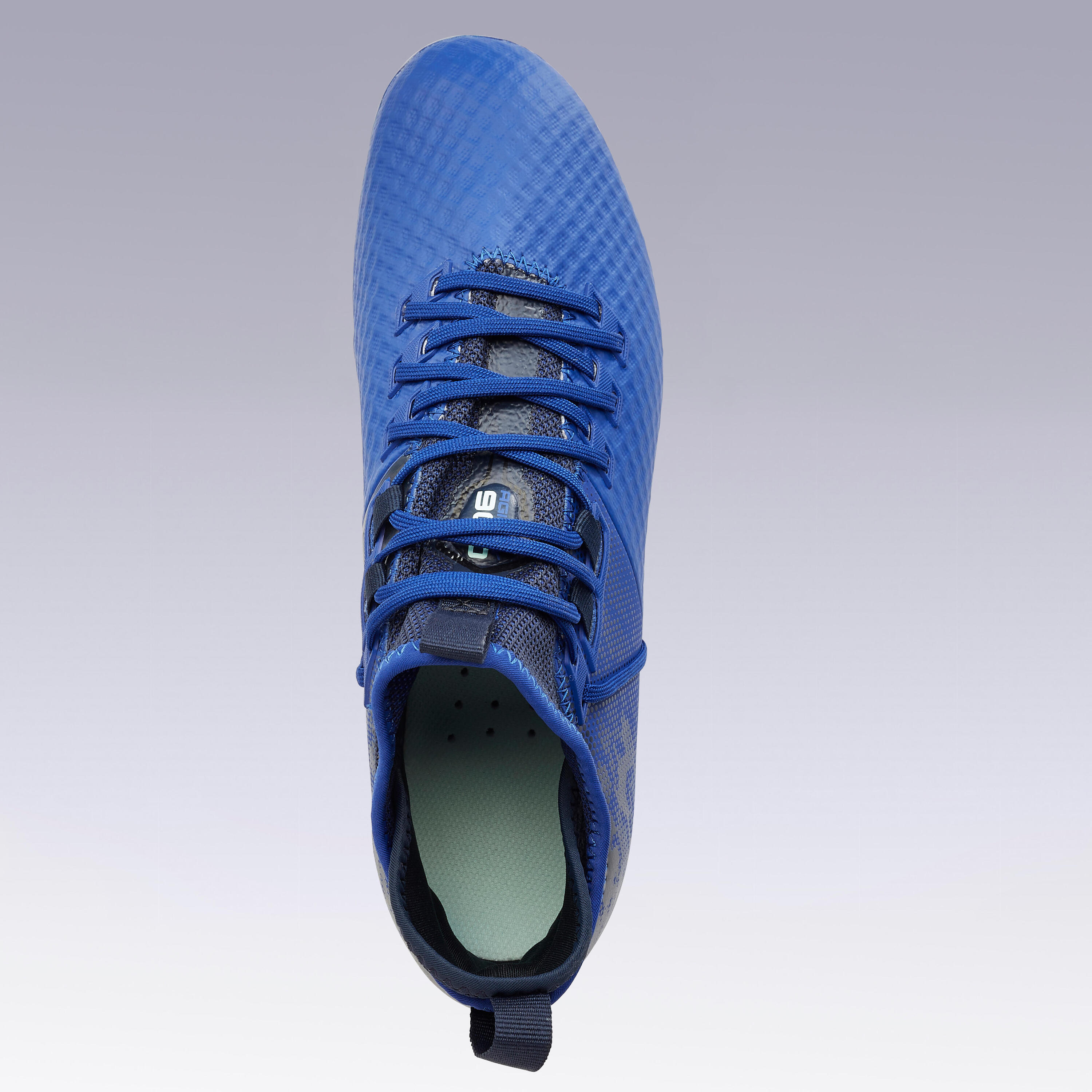 Adult Firm Ground Football Boots Agility 900 Mesh MiD - Blue 9/13
