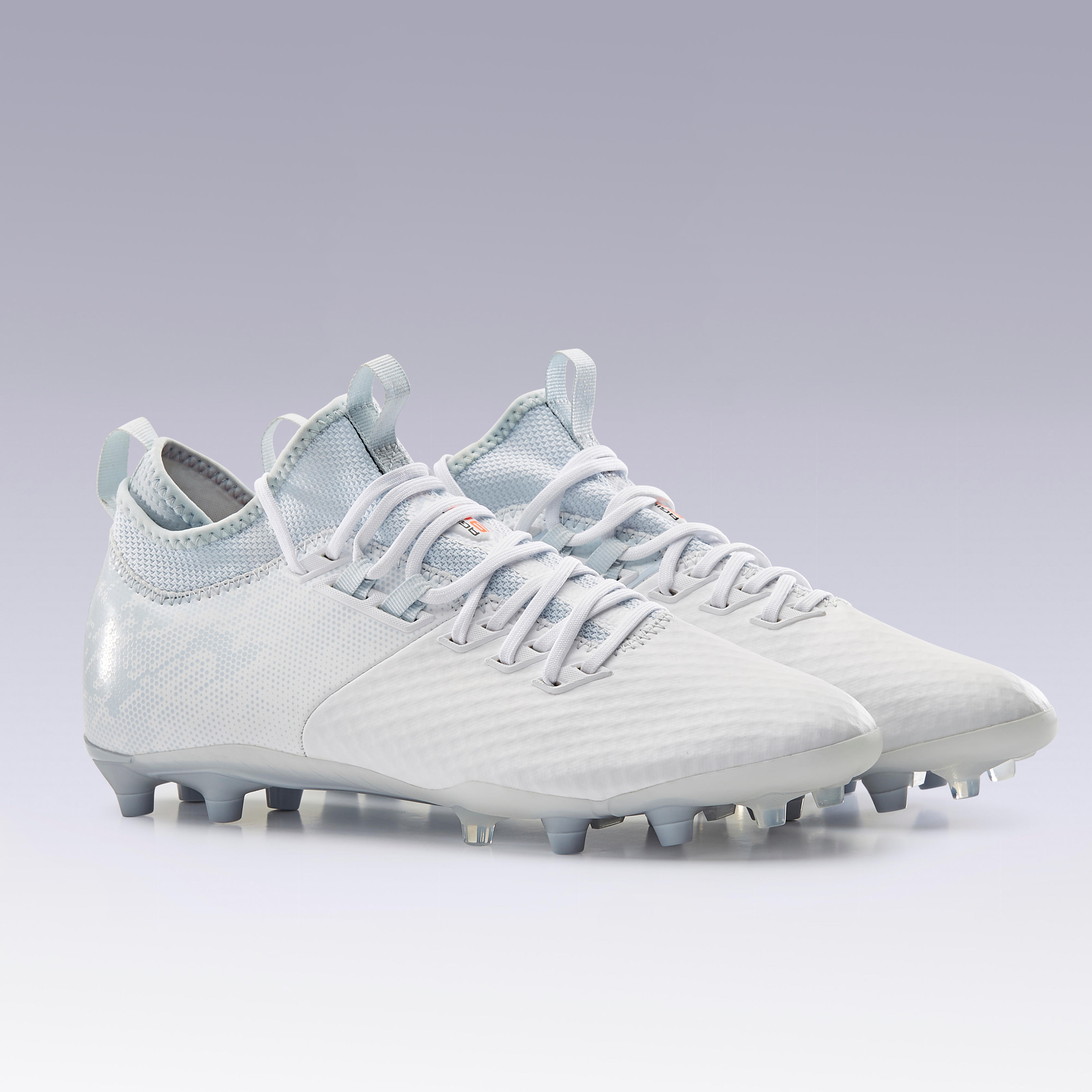 plain white football boots