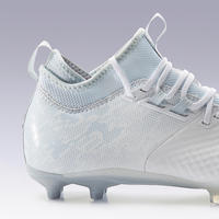 Chaussure de football adulte terrains secs Agility 900 Mesh MiD FG blanc