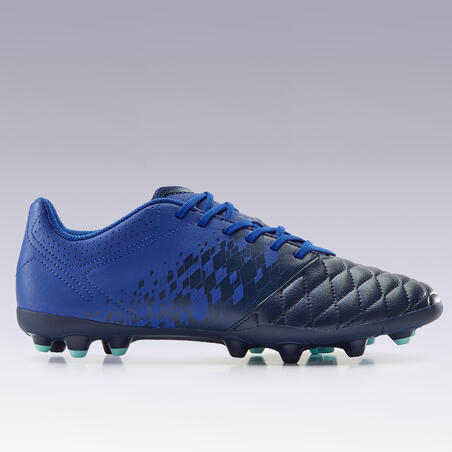 Adult Mixed Ground Football Boots Agility 500 - Dark Blue