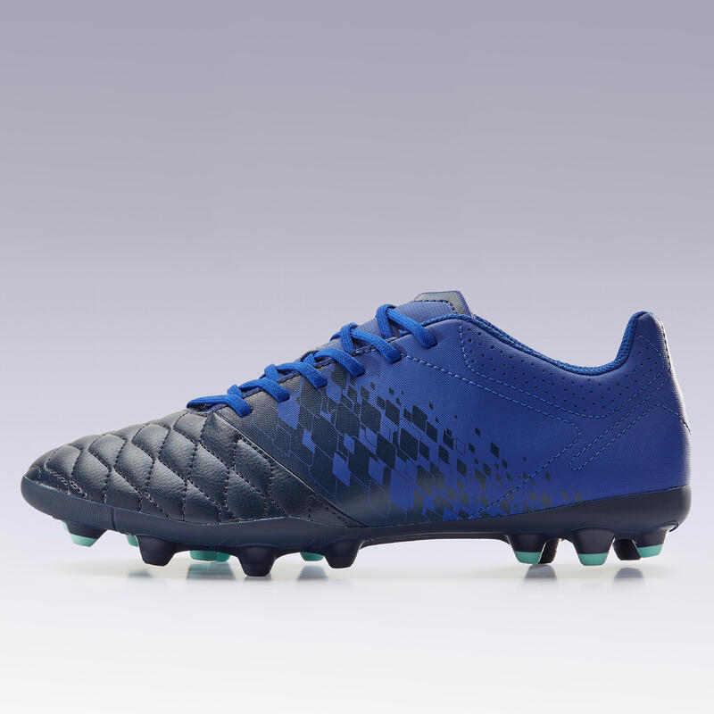 Botas de Fútbol Kipsta Agility 500 MG adulto azul oscuro