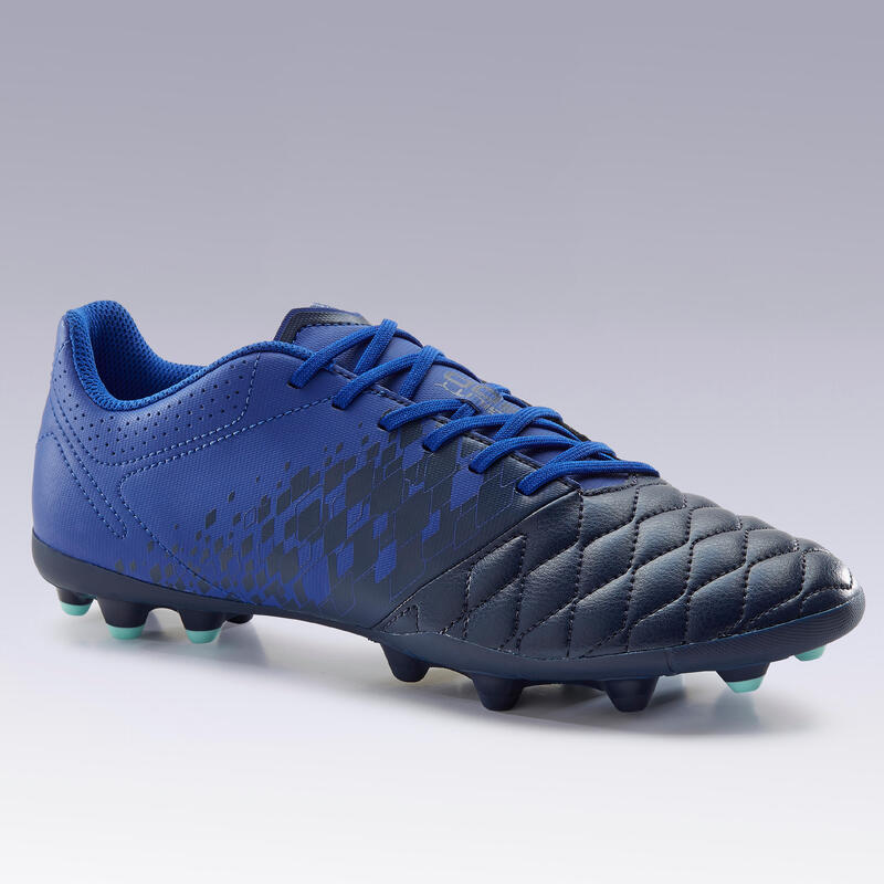 Botas de Fútbol Kipsta Agility 500 MG adulto azul oscuro