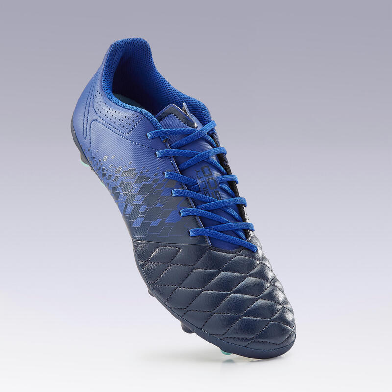 Botas de Fútbol Kipsta Agility 500 MG adulto azul oscuro