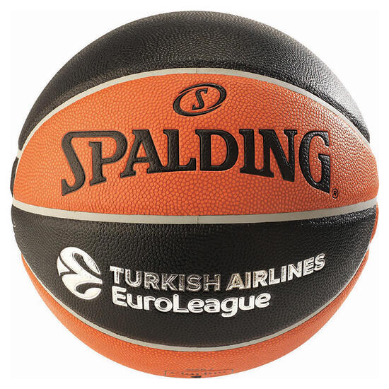 Basketbal maat 7 TF1000 Euroleague oranje zwart