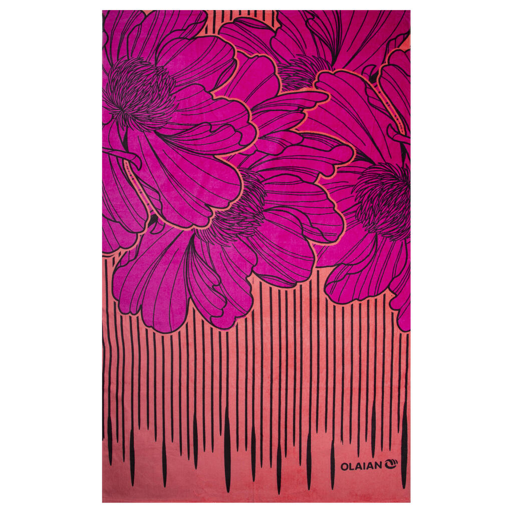 Basic L Towel 145 x 85 cm Print - Riyu