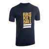 Majica kratkih rukava za košarku TS500 muška plavo-žuta