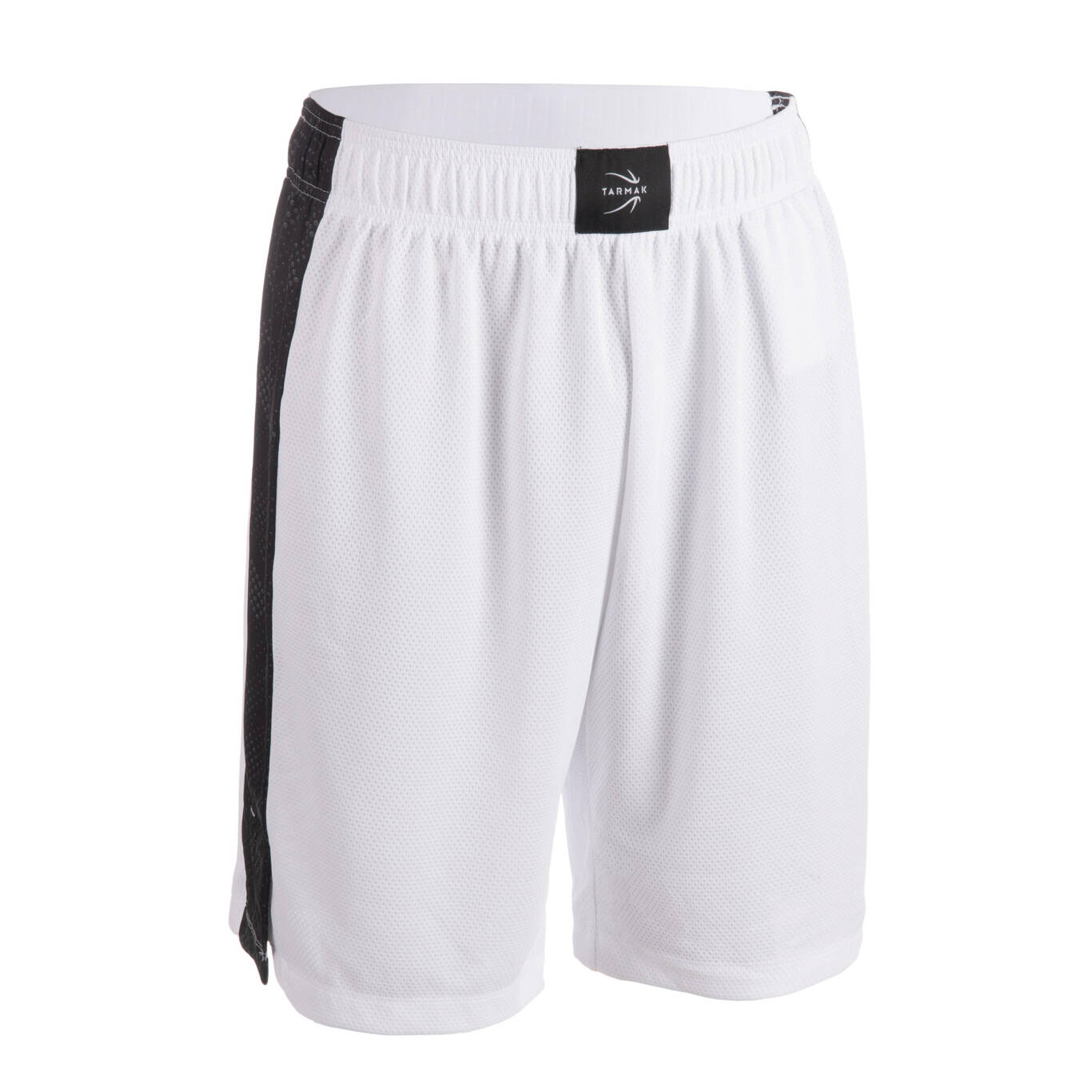 Men's/Women's Basketball Shorts SH500 - White/Black