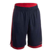 Men's Reversible Basketball Shorts - Navy/Garnet Red