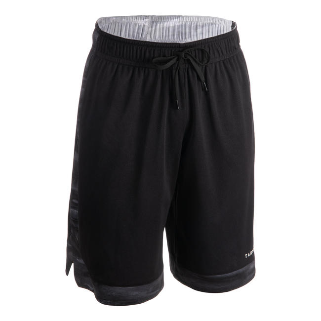 Men's Reversible Basketball Shorts - Grey/Black