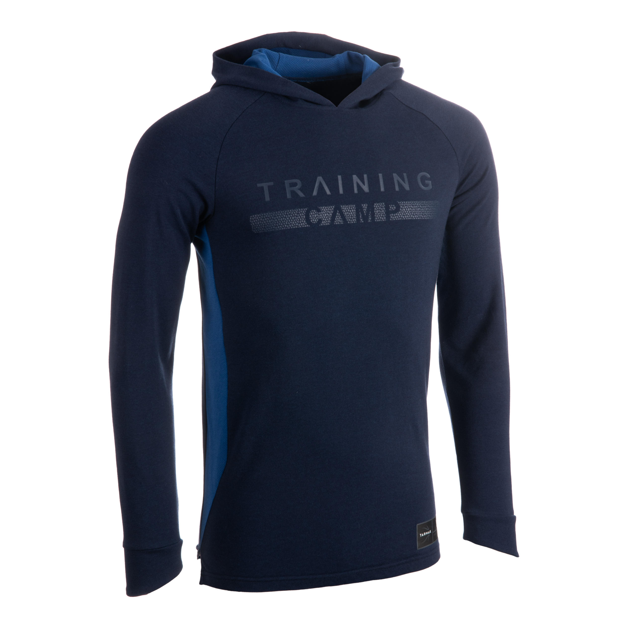 BASKETBALL CAMICIA A MANICHE LUNGHE CON CAPPUCCIO - TS500LS Navy