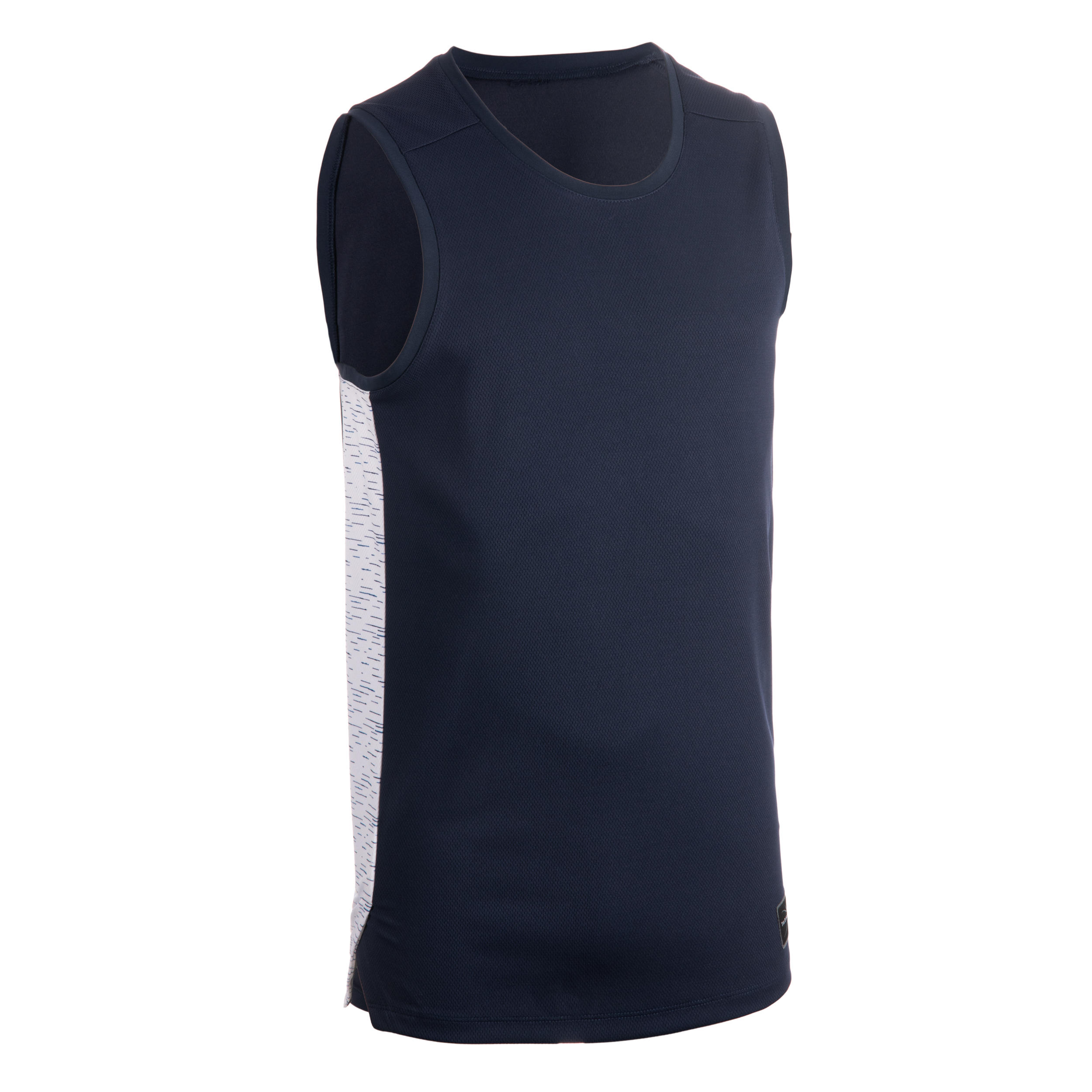 

Men's Sleeveless Basketball Jersey T500 - Navy Blue -  By TARMAK | Decathlon