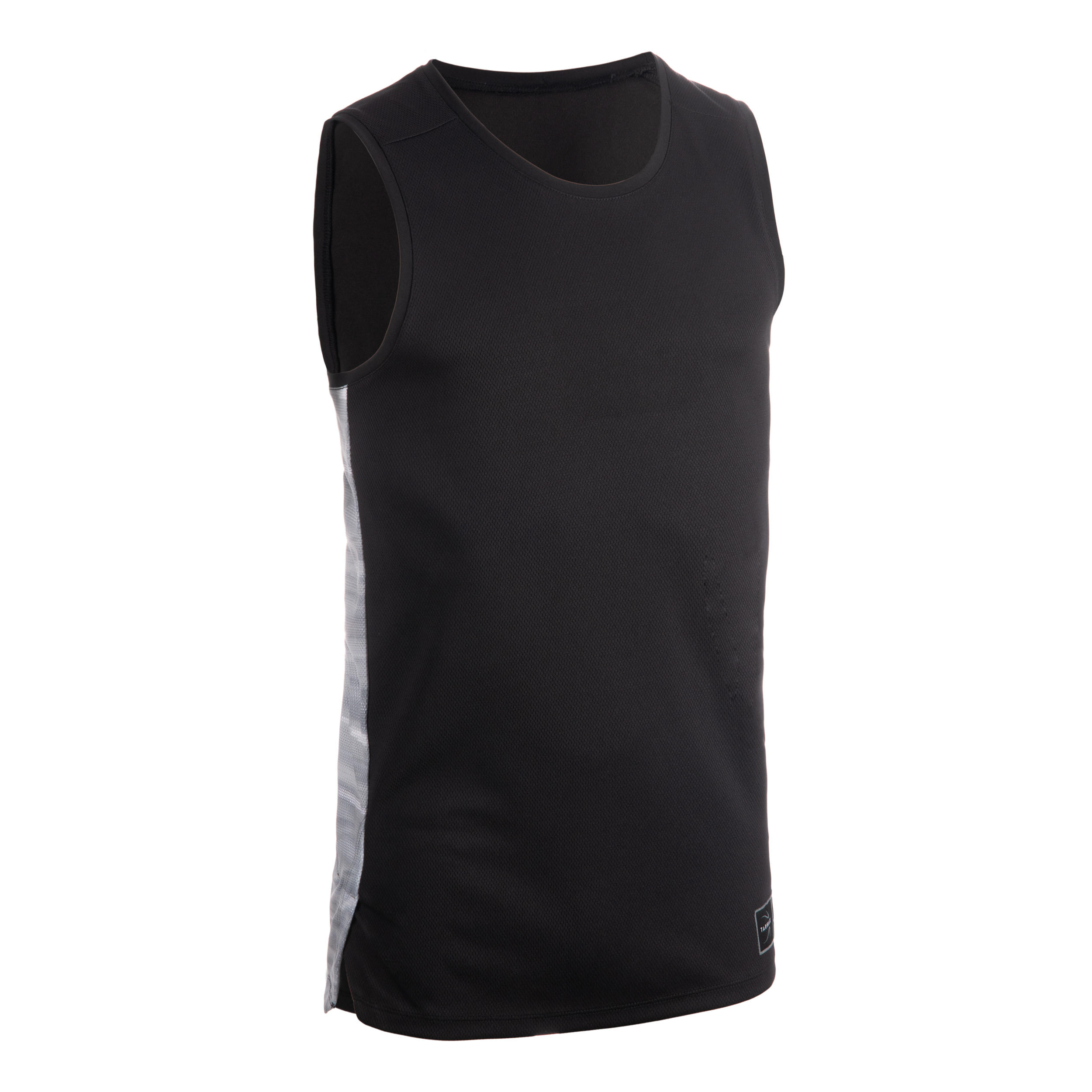 Men's Sleeveless Basketball Jersey T500 - Black 2/5