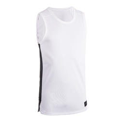 Kids' Sleeveless Basketball Jersey T500 - Blue - 5-6years/3'7-4' By TARMAK | Decathlon