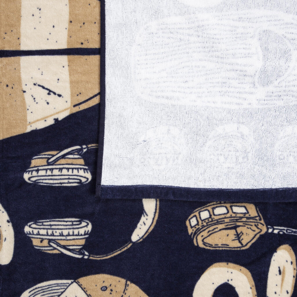 Serviette de plage 145 x 85 cm - Belly blanc