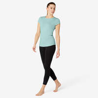 T-shirt Pilates soft gym 520 Dam grön Populärt - T-shirt Gym 520 Dam grön NYAMBA - T-shirts och Toppar - Dam
