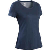 Women's Regular-Fit Fitness T-Shirt 500 - Blue
