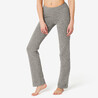 Women's Cotton Gym Pant 500 - Grey