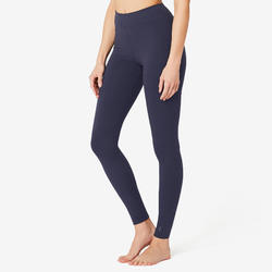 Legging Coton Fitness Fit+ Bleu Marine