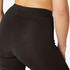 Women's Trackpant For Gym Cotton Rich 500- Black