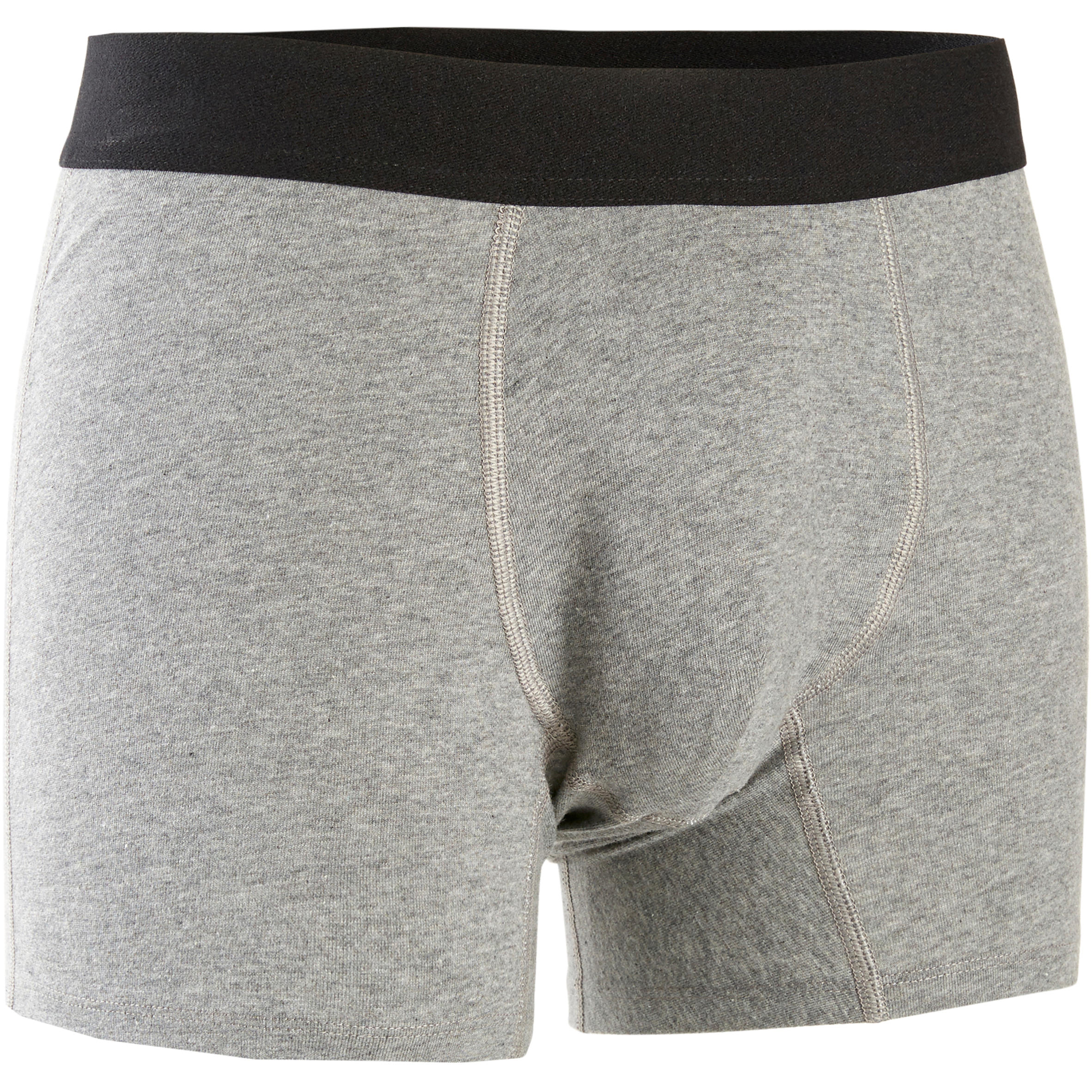 

Men's Gym Boxer Shorts Fitness Stretch Cotton - Mottled Grey -  By NYAMBA | Decathlon