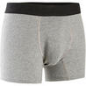 Men's Boxer Shorts 500 - Mottled Grey