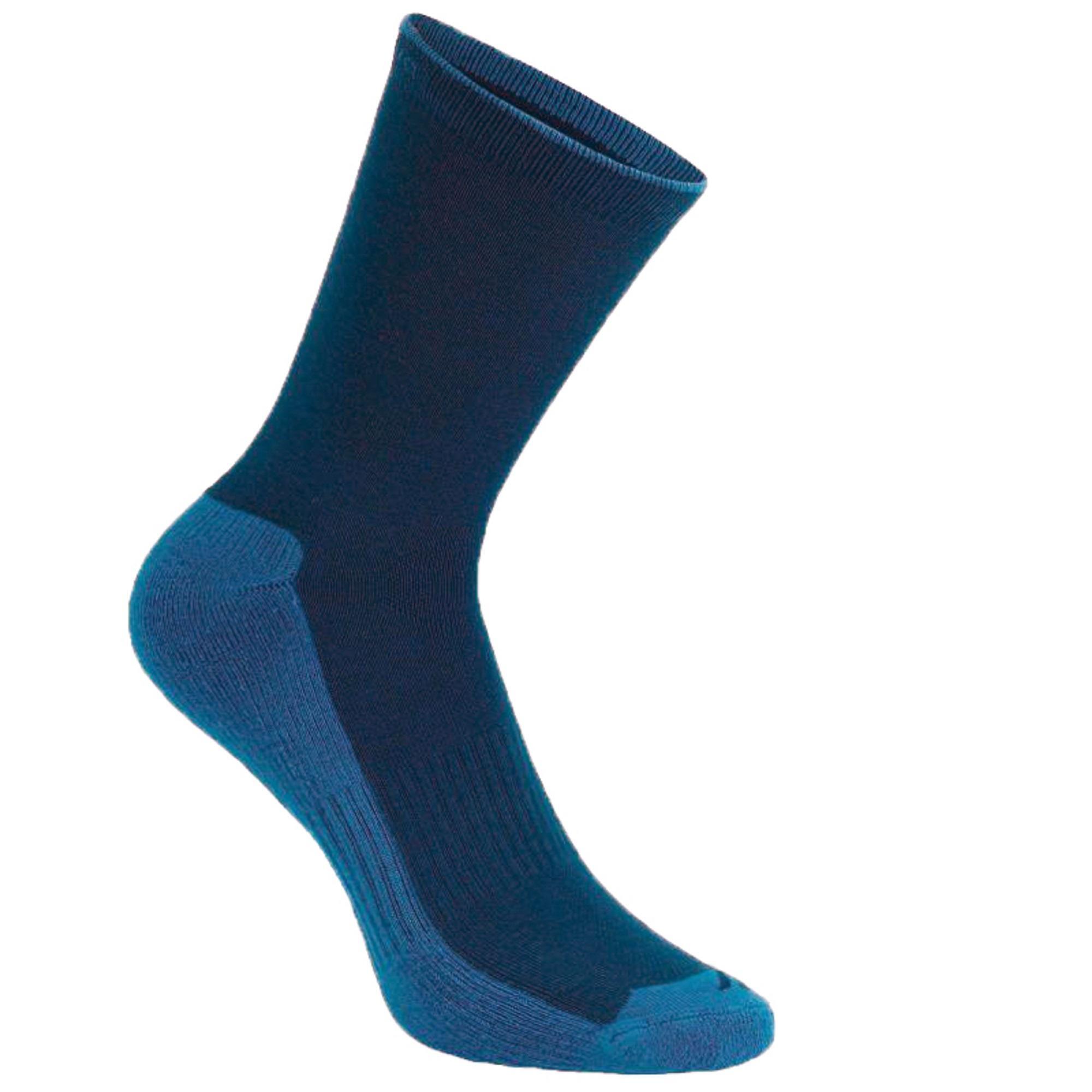 Chaussettes randonnée nature marine - NH100 High - X 2 paires 3/3