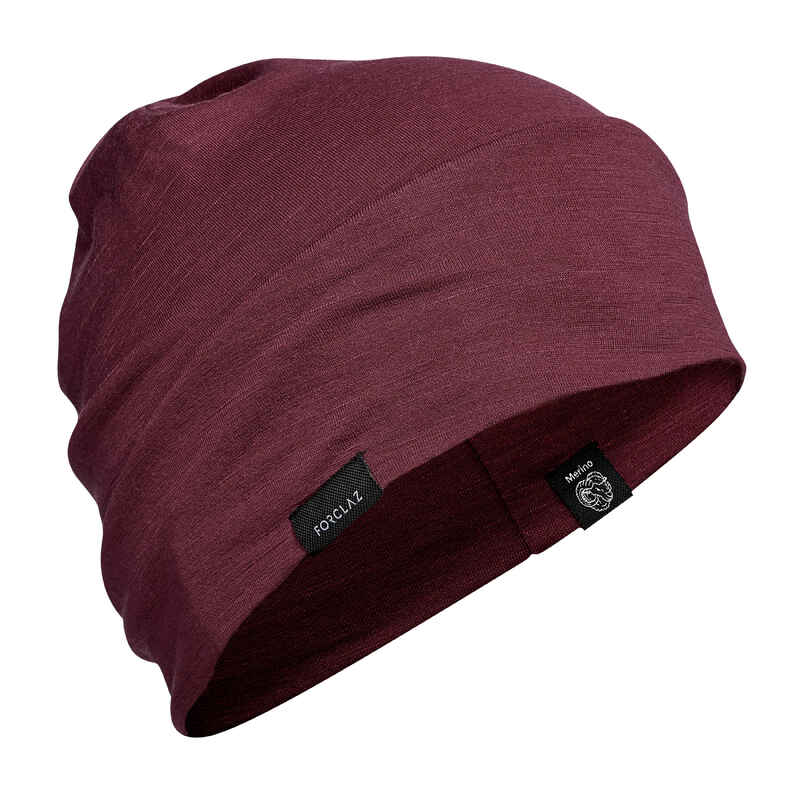 Mütze Trekking MT500 Merino weinrot Mütze Trekking MT500 Merino weinrot