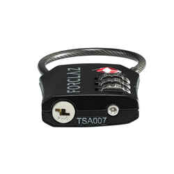 TSA Travel Code Cable Lock - Black