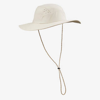 Men Trekking Hat Anti-UV MH500 Beige
