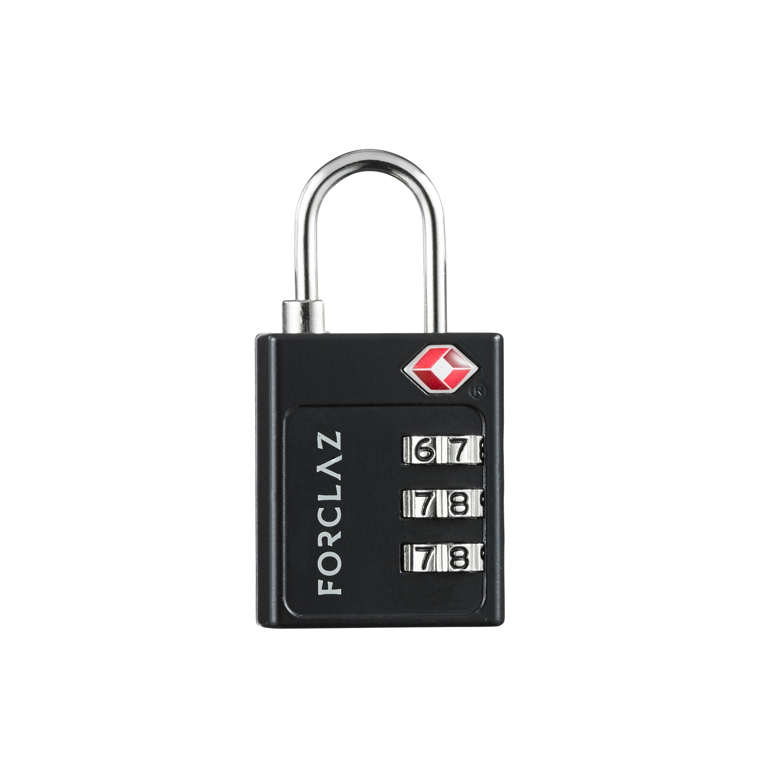 ZHEGE Luggage Locks TSA Approved, Cable Lock with White Numbers, 4 Digit  Combination Zipper Lock with Inspection Indicator for Suitcases, Backpack
