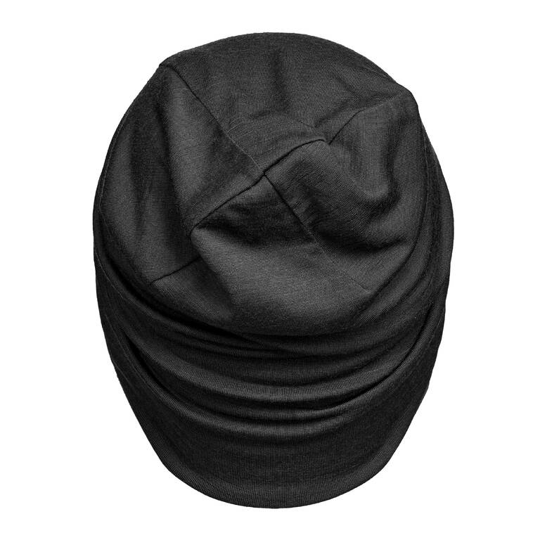 TREKKING MERINO WOOL KNIT CAP - MT500 - BLACK 